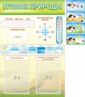 Стенд "Уголок природы" Вариант 2 - fgospostavki.ru - Выкса
