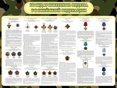 Стенд "Государственные ордена РФ" - fgospostavki.ru - Выкса