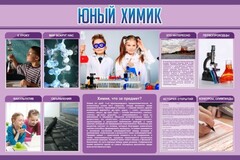 Стенд "Юный химик" Вариант 2 - fgospostavki.ru - Выкса