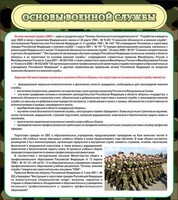 Стенд "Основы военной службы" - fgospostavki.ru - Выкса