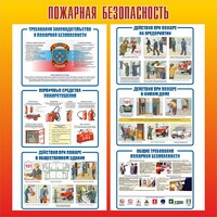 Стенд "Пожарная безопасность" Вариант 4 - fgospostavki.ru - Выкса