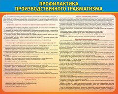 Стенд "Профилактика производственного травматизма" - fgospostavki.ru - Выкса