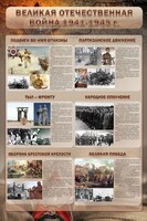 Стенд "Великая отечественная война (события)" - fgospostavki.ru - Выкса