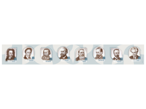Стенд-лента "Выдающиеся ученые-историки" - fgospostavki.ru - Выкса