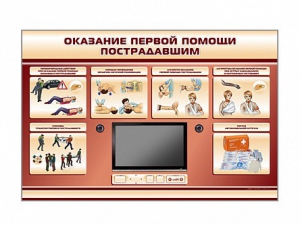 Многофункциональный интерактивный стенд-тренажер "Оказание первой помощи пострадавшим" для учащихся общеобразовательных учреждений - fgospostavki.ru - Выкса