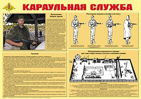Плакат "Караульная служба" - fgospostavki.ru - Выкса