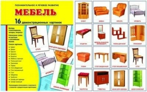 Демонстрационные карточки "Мебель" - fgospostavki.ru - Выкса