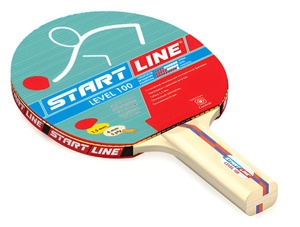 Ракетка для настольного тенниса start line level 100 прямая control - fgospostavki.ru - Выкса