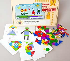 Игровой набор Фребеля "Конструктор плоскостной-4" (Серия "Эксперимент") - fgospostavki.ru - Выкса