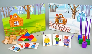 Игровой набор Фребеля "Заюшкина избушка" (серия "Сказочный мир". Выпуск 1) - fgospostavki.ru - Выкса