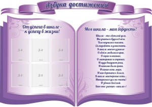 Стенд "Азбука достижений" (резной стенд из 3-х частей) - fgospostavki.ru - Выкса