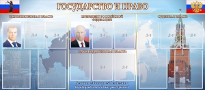 Стенд "Государство и право" - fgospostavki.ru - Выкса