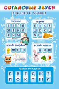 Стенд "Согласные русского языка" - fgospostavki.ru - Выкса