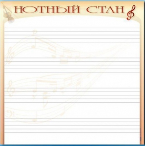 Доска магнитно-маркерная "Нотный стан" - fgospostavki.ru - Выкса