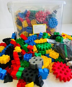 Конструктор Шестеренки (STEM Junior) 300 деталей  - fgospostavki.ru - Выкса