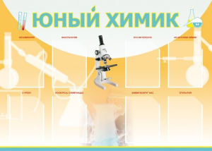 Стенд "Юный химик" Вариант 1 - fgospostavki.ru - Выкса