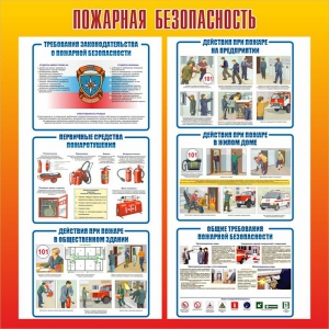 Стенд "Пожарная безопасность" Вариант 4 - fgospostavki.ru - Выкса