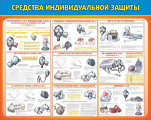 Стенд "Средства индивидуальной защиты" Вариант 2 - fgospostavki.ru - Выкса