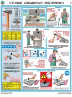 Комплект плакатов "Ручной слесарный инструмент" - fgospostavki.ru - Выкса
