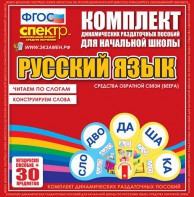 Динамические раздаточные пособия. Русский язык (веера). Читаем по слогам (слоги из двух букв). Конструируем слова (слоги из двух и трех букв). - fgospostavki.ru - Выкса