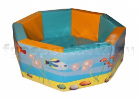 Сухой бассейн восьмигранный с шелкографией - fgospostavki.ru - Выкса