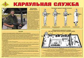 Плакат "Караульная служба" - fgospostavki.ru - Выкса