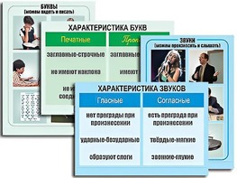 Модель-аппликация "Ступени к грамоте. Звуки и буквы русского языка" (ламинированная) - fgospostavki.ru - Выкса