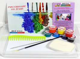 Набор для рисования "Эбру-Семерка" - fgospostavki.ru - Выкса
