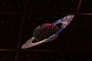 Потолок "Звездное небо с анимационным фибероптическим эффектом сатурн" - fgospostavki.ru - Выкса