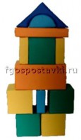 Мягкий модуль-конструктор "Городок" (12 элементов) - fgospostavki.ru - Выкса