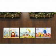 Комплект настенных панелей «Стройка» - fgospostavki.ru - Выкса