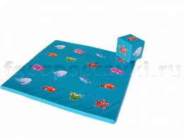 Игровой мат "Море" с кубиком - fgospostavki.ru - Выкса