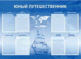 Стенд-уголок "Юный путешественник" - fgospostavki.ru - Выкса