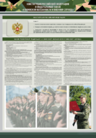 Стенд-уголок "Конституция Российской Федерации и Федеральный закон "О воинской обязанности и военной службе" - fgospostavki.ru - Выкса