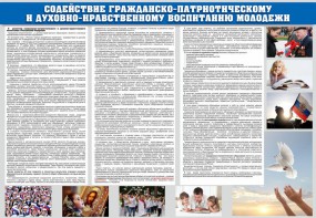 Стенд "Содействие гражданско-патриотическому и духовно-нравственному воспитанию молодежи" - fgospostavki.ru - Выкса