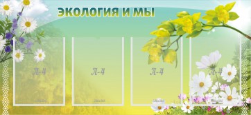 Стенд "Экология и мы" - fgospostavki.ru - Выкса
