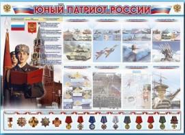Стенд-уголок "Юный патриот России" - fgospostavki.ru - Выкса