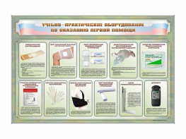 Стенды "Учебно-практическое оборудование по оказанию первой помощи" - fgospostavki.ru - Выкса
