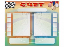 Стенд-табло маркерное для спортзалов - fgospostavki.ru - Выкса