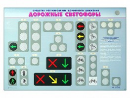 Базовый комплект светового оборудования "Дорожные светофоры" с сенсорным беспроводным пультом дистанционного управления - fgospostavki.ru - Выкса