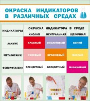 Стенд "Окраска индикаторов в различных средах" - fgospostavki.ru - Выкса