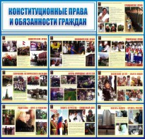 Стенд "Конституционные права и обязанности граждан" - fgospostavki.ru - Выкса