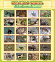 Стенд "Красная книга - млекопитающие" - fgospostavki.ru - Выкса