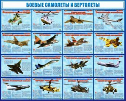 Стенд "Боевые самолеты и вертолеты" - fgospostavki.ru - Выкса